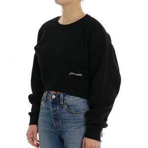 FELPA CROP HINNOMINATE NERO